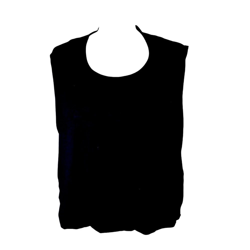 GRACE Black sleeveless knit top. SZ 3X